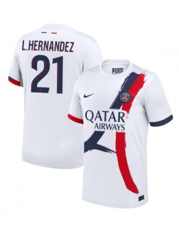 Paris Saint-Germain Lucas Hernandez #21 Gostujuci Dres 2024-25 Kratak Rukavima